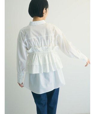 Green Parks armonia.ビスチェセットシャツチュニック White