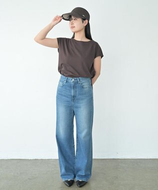 ATRENA 【日本製】ブレードツバ広CAP ブラウン