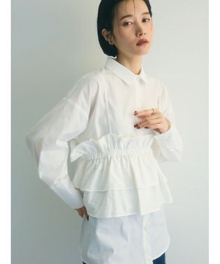 Green Parks armonia.ビスチェセットシャツチュニック White