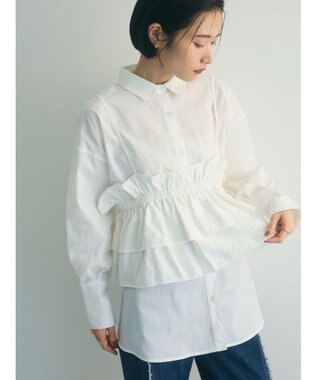 Green Parks armonia.ビスチェセットシャツチュニック White