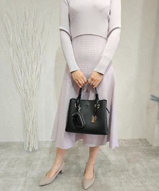 style code 【MERCURYDUO/マーキュリーデュオ】限定3点セット　①キーリング付両アオリハンドバッグ、②縦長ショルダーバッグパスポート入れ、③Wファスナースマートキーケース ブラック