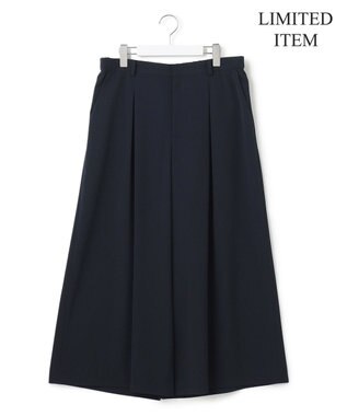 23区 L 【Lサイズ限定/洗える】ハイストレッチツイル パンツ ネイビー系