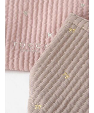 TOCCA 【WEB＆一部店舗限定】【A4サイズ対応】LUCKY SHOWER TOTE トートバッグ ベージュ×リボン