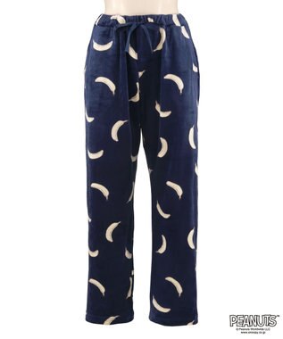 San-ai Resort（三愛水着楽園） 【スヌーピー】【PEANUTSピーナッツ】バナナルームウエア ネイビー