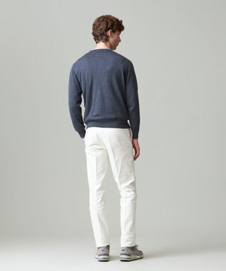 J.PRESS MEN オメガツイスト ヘンリーネックニット グレー系