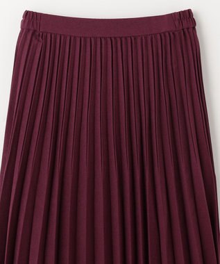ANY 【14色展開/洗える】ウーリッシュ プリーツスカート ワイン