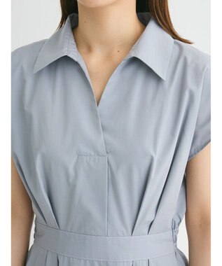 Green Parks ・ＥＬＥＮＣＡＲＥ　ＤＵＥ　スキッパーワンピース Gray