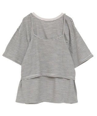 AMERICAN HOLIC 【2点セット】キャミレイヤードTシャツ Brown