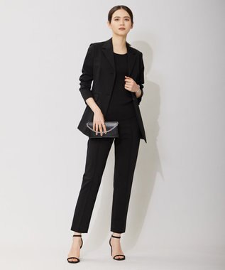 ICB L 【セットアップ対応】コットンコンプレッシャー テーラードジャケット ブラック系