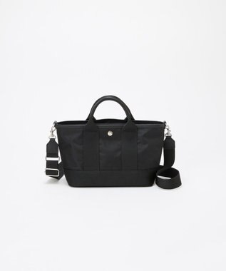 TOPKAPI 【Breath TOPKAPI sis】【WEB限定】 ナイロン ミニ トートバッグ ショルダー付き 軽量 / SCOTCH GRAIN スコッチグレイン ブラック