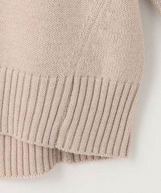 ANY ラムウールバックテイルニット アイボリー