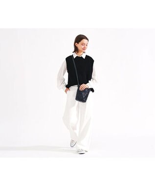 genten カレイド ショルダーバッグ ネイビーブルー