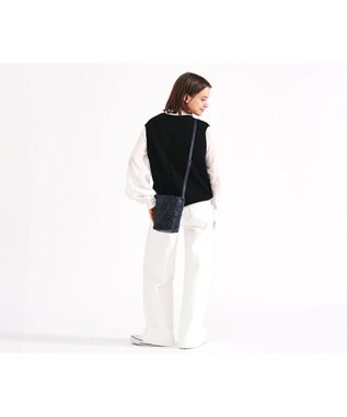 genten カレイド ショルダーバッグ ネイビーブルー