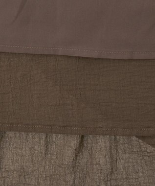 Green Parks ■ＥＳＣＡＲ　レース×コットンティアードワンピース Brown