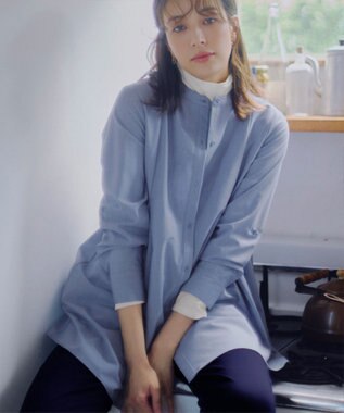 Tiaclasse 【安田美沙子さん着用・選べる4type】ハイネックカットソートップス 無地オフホワイト