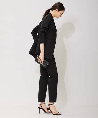 ICB L 【セットアップ対応】コットンコンプレッシャー テーラードジャケット ブラック系