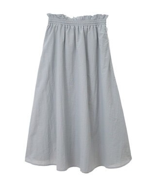 Green Parks ナイロンラインフレアスカート Gray