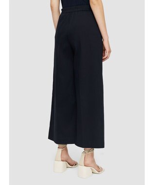 JOSEPH ライトギャバジンストレッチ　ワイドトラウザーズ Navy