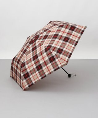 AURORA 【MACKINTOSH LONDON（マッキントッシュ ロンドン）】先染めチェック雨傘（折りたたみ傘）