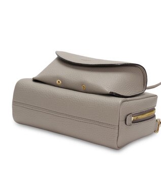 PELLE BORSA レザーポシェット メガネポケット付き Reinette レネット 4795 グレージュ