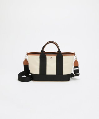 TOPKAPI 【Breath TOPKAPI sis】【WEB限定】 ナイロン ミニ トートバッグ ショルダー付き 軽量 / SCOTCH GRAIN スコッチグレイン クリーム