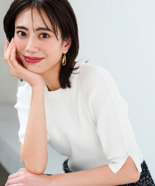 ANY SIS S コクーンスリーブ ニット