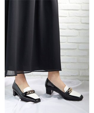 ASICS WALKING ランウォーク レディース 4.0cm ヒール 2E ブラック系