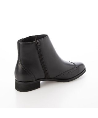 ing <ing>サイドゴアトラッドショートブーツ ブラック