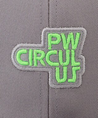 PW CIRCULUS 【UNISEX】 ロゴ刺繍キャップ グレー系