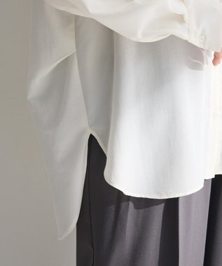 Green Parks レイヤード風ＢＩＧシャツ Off White