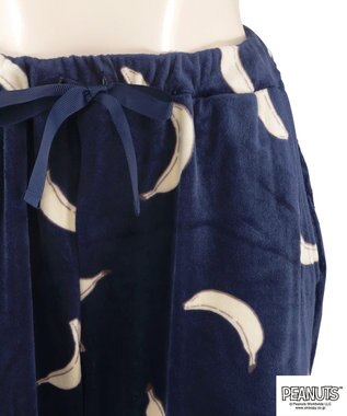 San-ai Resort（三愛水着楽園） 【スヌーピー】【PEANUTSピーナッツ】バナナルームウエア ネイビー