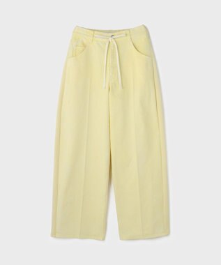 GRACE CONTINENTAL コンビドロストデニムパンツ イエロー