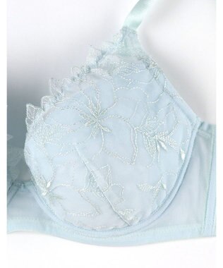 une nana cool 小さく見せるブラ　ミニマイザーブラ　レース アクア