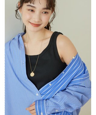 AMERICAN HOLIC Ｄａｉｌｙ！　テレコタンクトップ1 Black