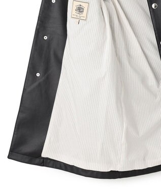 J.PRESS MEN 【プロテインレザー】ステンカラーコート ブラック系