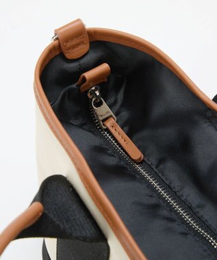 TOPKAPI 【Breath TOPKAPI sis】【WEB限定】 ナイロン ミニ トートバッグ ショルダー付き 軽量 / SCOTCH GRAIN スコッチグレイン クリーム