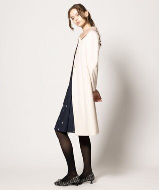 TOCCA TWINKLE WINTER NIGHT ウールカシミヤコート ピンク系