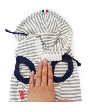 PET PARADISE リサとガスパール パーカー 《親友 ボーダー柄》【小型犬】 マルチカラー