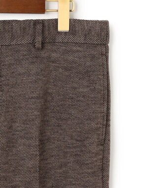 J.PRESS MEN 【セットアップ対応 / ストレッチ】SOFAニット ハイグレードジャージー スラックス ブラウン系8