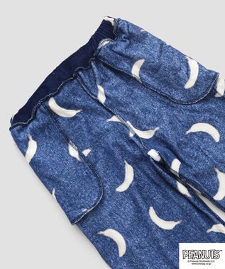 San-ai Resort（三愛水着楽園） 【スヌーピー】【PEANUTSピーナッツ】バナナルームウエア ネイビー