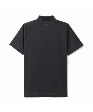 ZERO HALLIBURTON エレガントカモ柄ジャガードポロシャツ ZHG-M5S8a 82956 ブラック