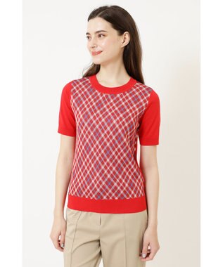 DAKS チェックジャカードプルオーバー