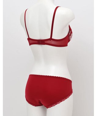 Wing WEB限定　ブラ＆ショーツセット　3/4カップブラ　ウイング／ワコール　CB3710 レッド