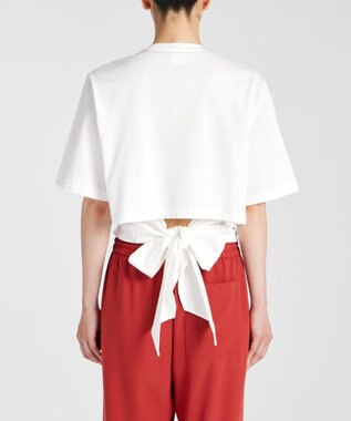 Paul Smith Drawn Tulip バック リボン カットソー ホワイト