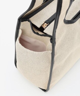 J.PRESS LADIES 【PC収納可能】キャンバス トートバッグ ブラック系