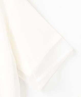 組曲 S 【WEB限定】チュールレイヤードロゴTシャツ アイボリー系