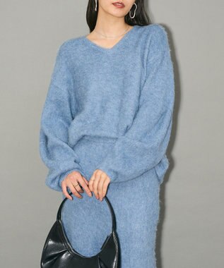 Green Parks ＶネックニットＴＯＰＳ Blue