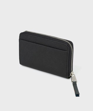 Paul Smith ブライトストライププラー カード＆コインケース ブラック