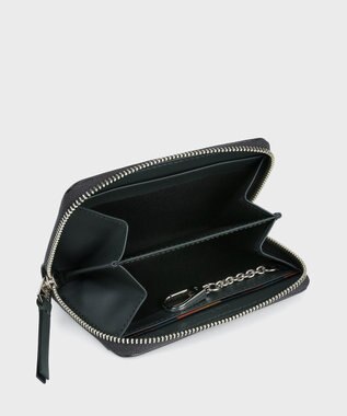 Paul Smith ブライトストライププラー カード＆コインケース ブラック