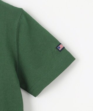 J.PRESS KIDS  【90-130cm】 50/2天竺ロゴＴシャツ カーキ